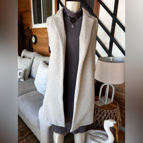 Love tree long coat sleeveless size M preloved - Picture 1 of 9